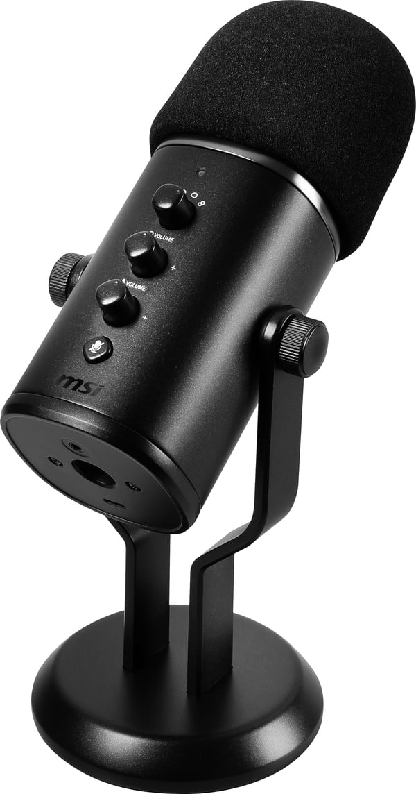 MSI IMMERSE GV60 STREAMING MIC mikrofon Sort Mikrofon til spillekonsol