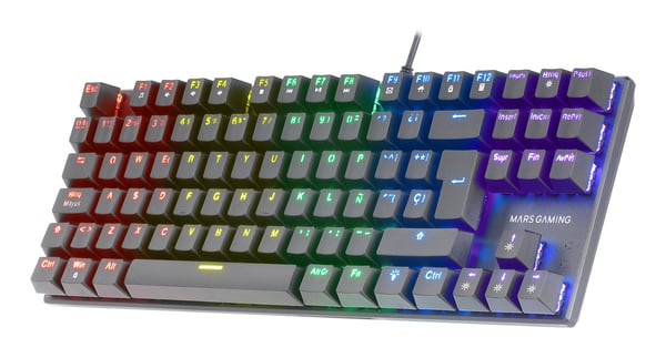 Mars Gaming MK80 tastatur Spil USB AZERTY Fransk Sort