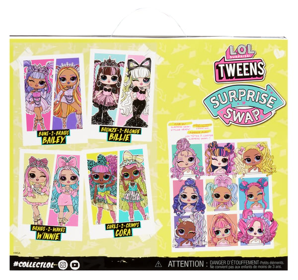 L.O.L. Surprise! Tweens Surprise Swap Fashion Doll- Braids-2-Waves Winnie