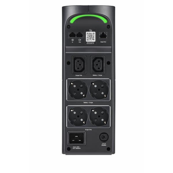 APC BGM2200B-GR UPS-enhed Interaktivt indgangsstik 2,2 kVA 1320 W 6 AC stikkontakt(er)