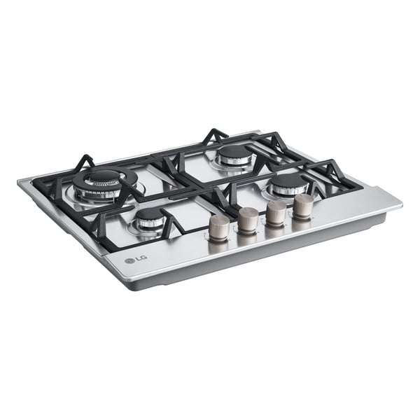 LG CBGZ2414S Ruostumaton teräs Kiinteä 59 cm Kaasuliesi 4 alue(tta)