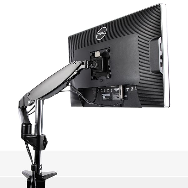 StarTech.com ARMPIVOTE2 monitorin kiinnike ja jalusta 124,5 cm (49") Vastaanotto Musta