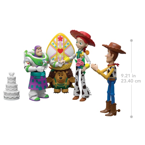 Mattel DISNEY AND PIXAR TOY STORY 5 PLAYSCALE Buzz & Jessie Forever