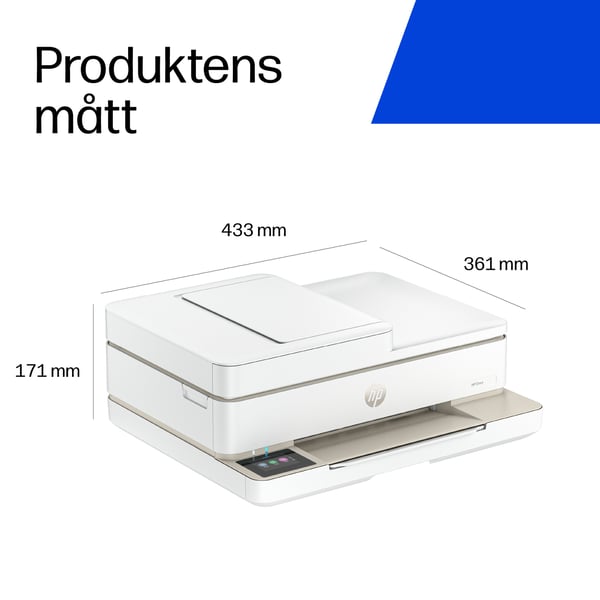 HP ENVY 6532e Trådlöst All-in-One Färg Skrivare, Instant Ink; Fotoutskrift