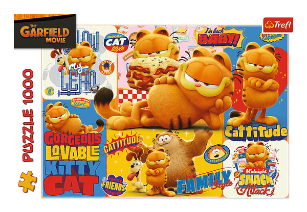 Trefl Garfield Pussel 1000 styck TV/film