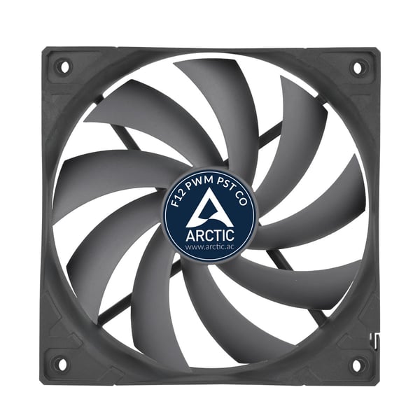 ARCTIC F12 PWM PST CO Datorväska Fan 12 cm Svart 1 styck