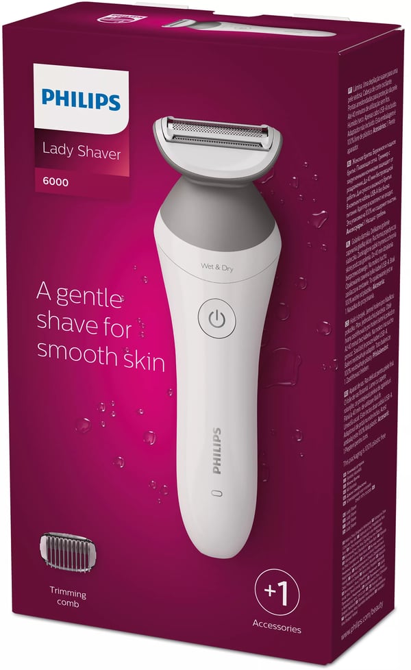 Philips Lady Shaver Series 6000 BRL126/00 Trådløs shaver til våd og tør brug