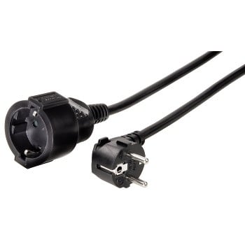 Hama 00047871 stikdåse 10 m 1 AC stikkontakt(er) Sort