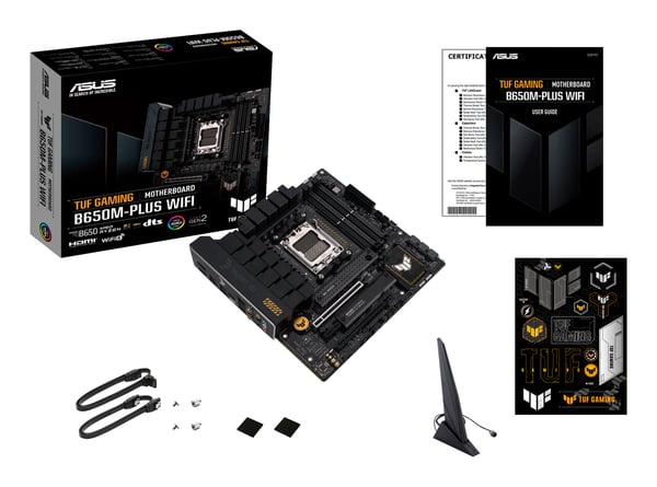 ASUS TUF GAMING B650M-PLUS WIFI AMD B650 AM5-sockel micro ATX