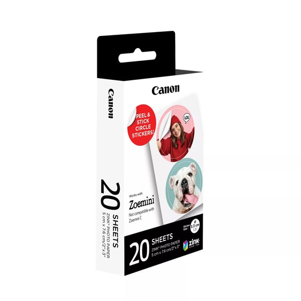 Canon Zoemini Premium Kit fotoprinter ZINK (Zero ink) 314 x 400 dpi 2" x 3" (5x7.6 cm)
