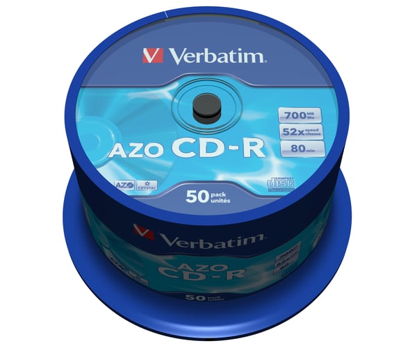 Verbatim CD-R AZO Crystal 700 MB 52x 50 stk