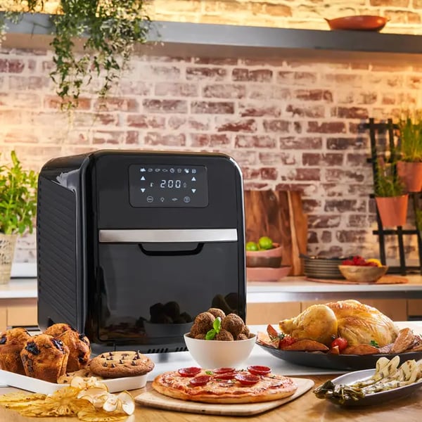 Moulinex AL501 Single Fristående Varmluftsfritös Svart