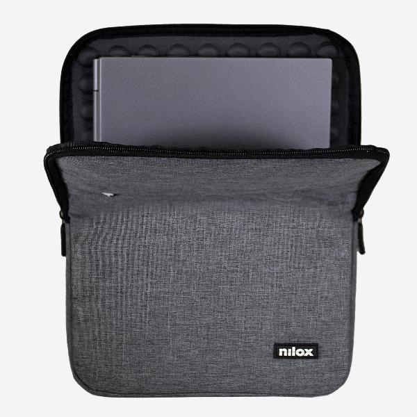 Nilox SLEEVE 15.6 GRIS 39,6 cm (15.6") Etui Grå