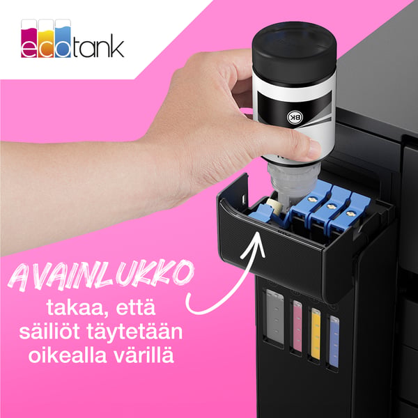 Epson EcoTank 113 70 ml, syaani