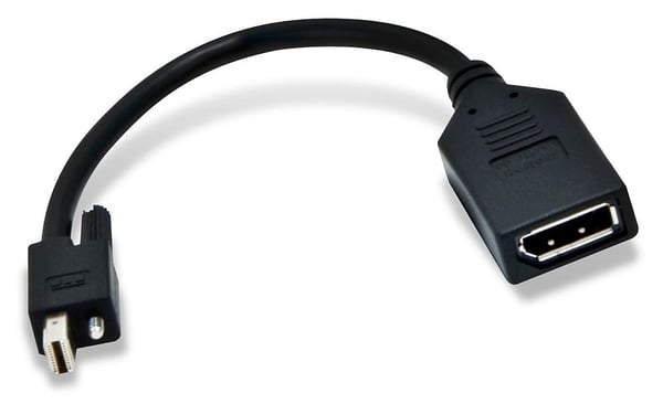 Matrox CAB-MDP-DPF DisplayPort-kabel 0,2 m Mini DisplayPort Svart