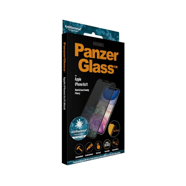 PanzerGlass ® Privacy Screen Protector iPhone 11 | XR | Edge-to-Edge Genomskinligt skärmskydd Apple 1 styck