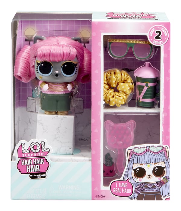 L.O.L. Surprise! Hair Hair Hair Pets Asst in PDQ