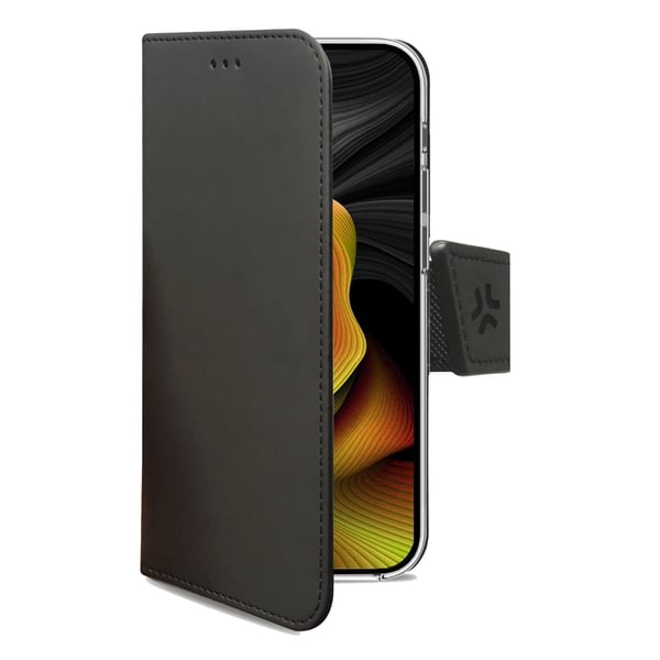 Celly WALLY1056 mobiltelefonfodral 17 cm (6.7") Plånbok Svart