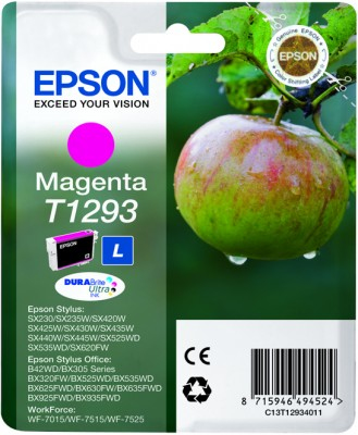 Epson Apple Yksittäispakkaus, magenta T1293 DURABrite Ultra -muste