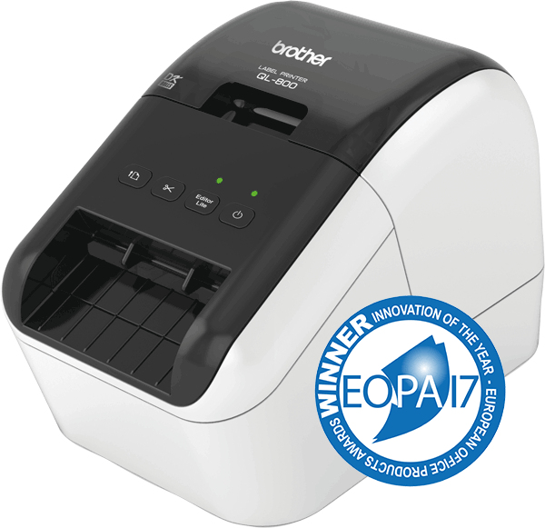 Brother QL-800 etikettskrivare direkt termal Färg 300 x 600 DPI 148 mm/sek Kabel DK