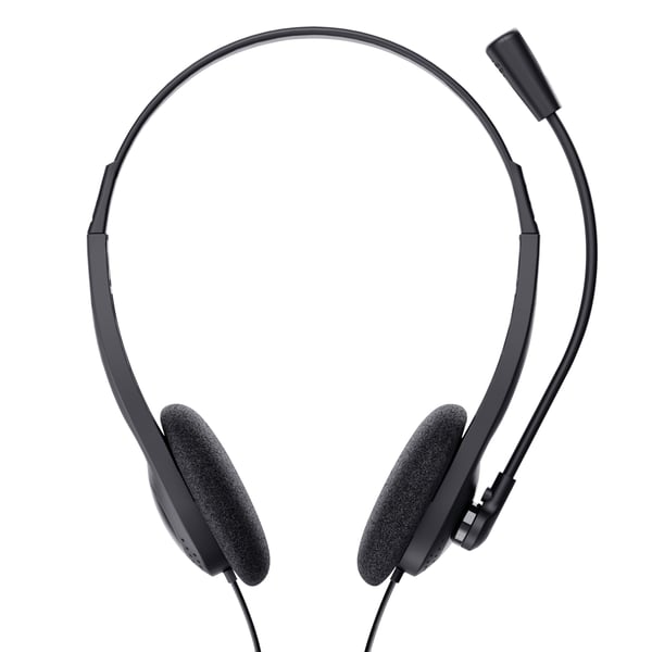 Trust 24659 hovedtelefoner/headset Ledningsført Opkald/musik Sort