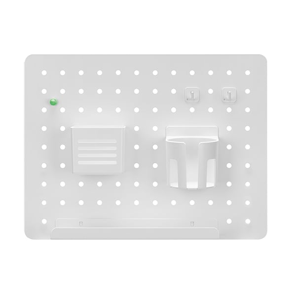 LogiLink PB0105 bøjleopbevaring organisator Stål, Plast Hvid