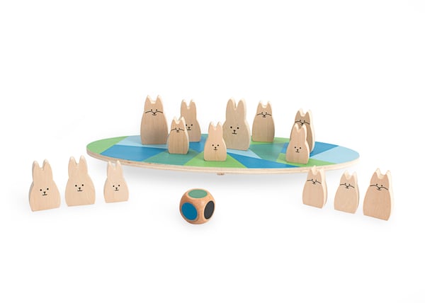 BS Toys GA460 brætspil Balance Bunnies Finmotorik (smidighed)