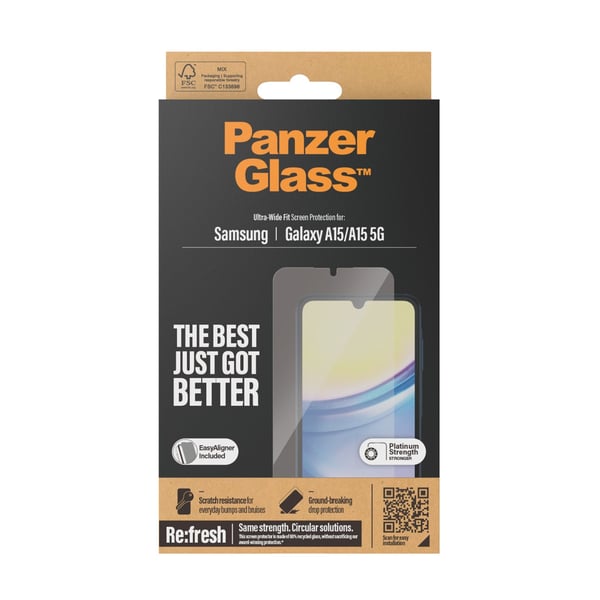 PanzerGlass 7349 Matkapuhelimen näyttö- ja taustasuoja Kirkas näytönsuoja Samsung 1 kpl