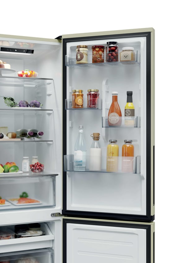 Candy CNCQ2T518EC Fritstående 279 L Cremefarvet