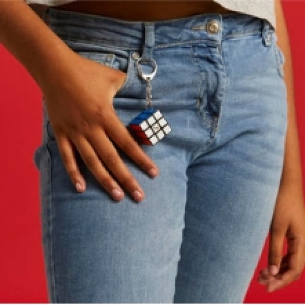 Rubik’s Cube Keychain 3x3 Rubiksterning