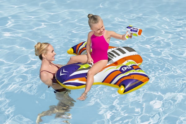 Bestway 41503 pool- och badmadrass Multifärg Mönstrad Polyvinylklorid (PVC) Sittbadleksak