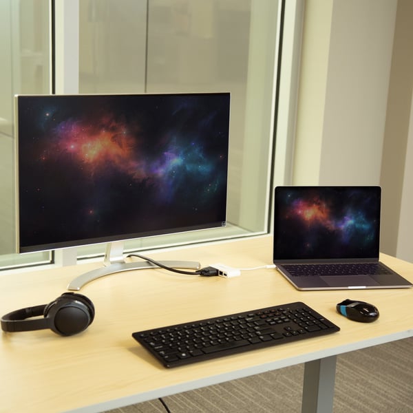 StarTech.com DKT30CDVPD kannettavien tietokoneiden telakka ja porttitoistin Langallinen USB 3.2 Gen 1 (3.1 Gen 1) Type-C Valkoinen