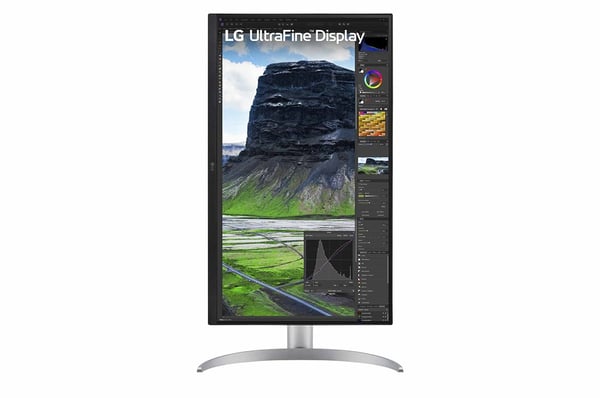 LG 27UQ850V-W tietokoneen litteä näyttö 68,6 cm (27") 3840 x 2160 pikseliä 4K Ultra HD LCD Valkoinen