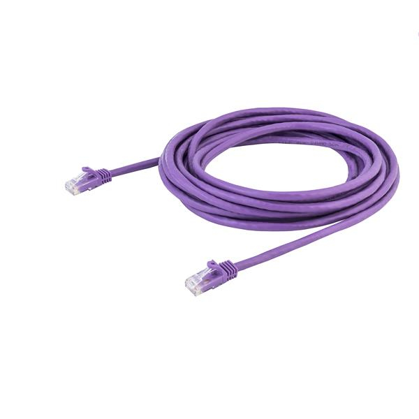 StarTech.com 5 m Cat6 Snagless RJ45 Ethernet -verkkokaapeli - Violetti - 5 m Cat 6 UTP -kaapeli - Patch-kaapeli