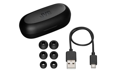 JVC HA-A7T-B Hörlurar True Wireless Stereo (TWS) I öra Samtal/musik Bluetooth Svart