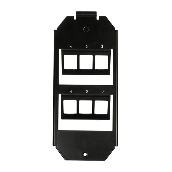 LogiLink NK4060 kontaktplade & kontakthætte Sort