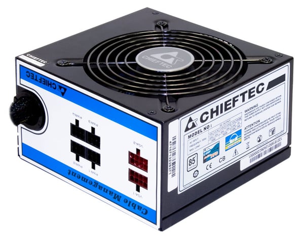 Chieftec CTG-750C enhed til strømforsyning 750 W 24-pin ATX ATX Sort