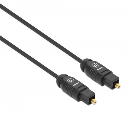 Manhattan 356084 InfiniBand och fiberoptisk kabel 3 m Toslink Svart