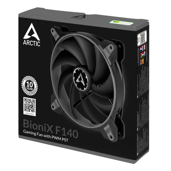 ARCTIC BioniX F140 Datorväska Fan 14 cm Svart, Grå