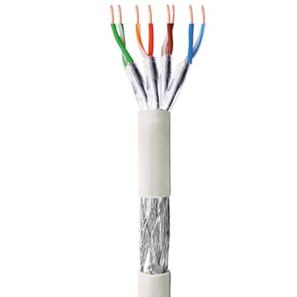 Techly ITP9-RIS-0305 verkkokaapeli Harmaa 305 m Cat6 S/FTP (S-STP)