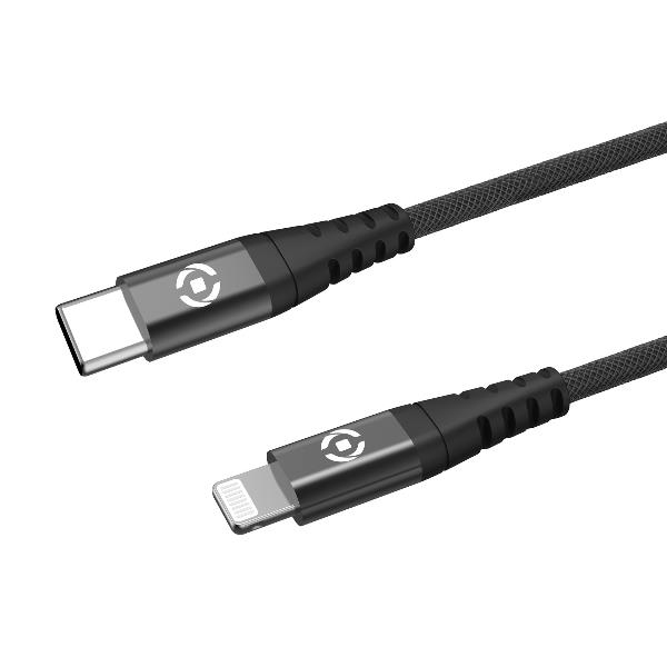Celly USBCLIGHTNYLBK Lightning kabel 1 m Sort