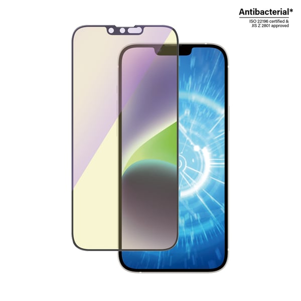 PanzerGlass ® Anti-blue light Skærmbeskyttelse iPhone 14 Plus | 13 Pro Max | Ultra-Wide Fit m. EasyAligner