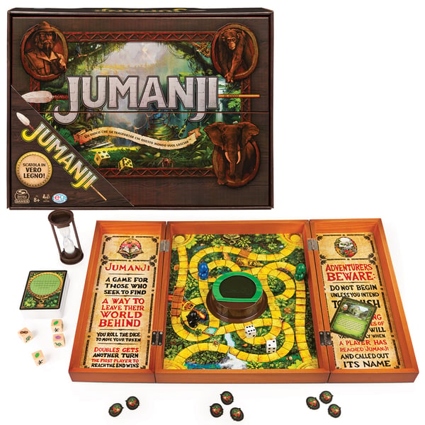 Editrice Giochi Jumanji In Legno Brädspel Frågespel