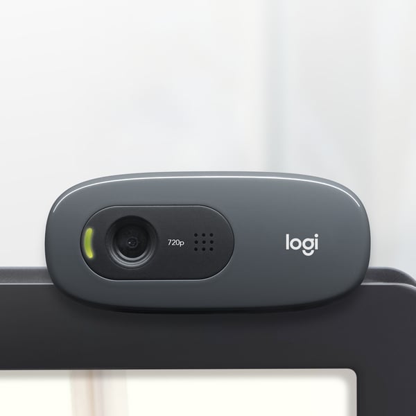 Logitech C270 HD webcam 3 MP 1280 x 720 pixel USB Grå, Mørkegrå