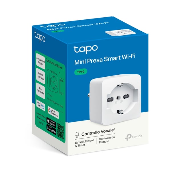 TP-Link Tapo TP10 smart stik Hvid