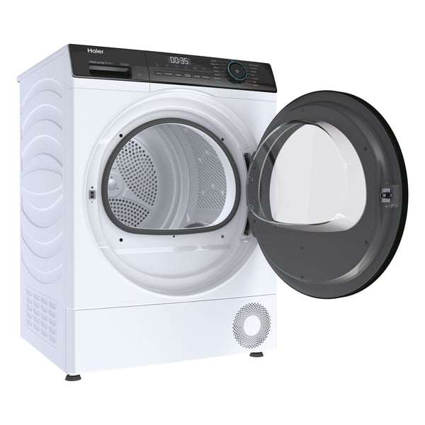Haier HD90-A3939E tumlare Fristående Frontmatad 9 kg Vit