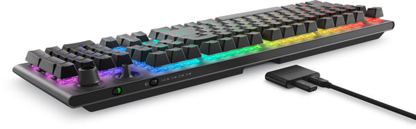 Alienware Tri-Mode AW920K tangentbord Spela USB + RF Wireless + Bluetooth Grå