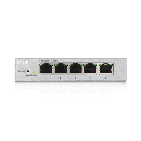 Zyxel GS1200-5 Administreret Gigabit Ethernet (10/100/1000) Sølv