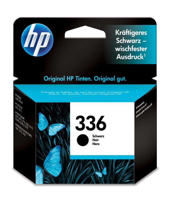 HP 336 mustekasetti 1 kpl Alkuperäinen Perusvärintuotto Musta