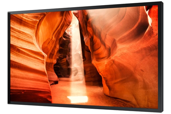 Samsung OM55N-S Platt skärm för digital skyltning 139,7 cm (55") LCD Wi-Fi 4000 cd/m² Full HD Svart Inbyggd processor Tizen 5.0